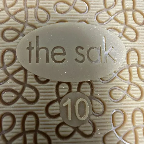 The Sak Everly Blue Leather Flip Flop Sandals Size 10 NEW without Tags - Picture 4 of 8